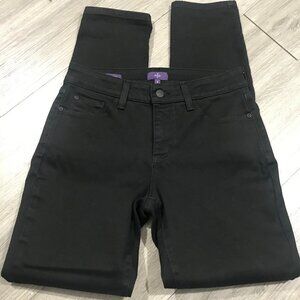 NYDJ Womens Black Lift Tuck Legging Jeans Size 4